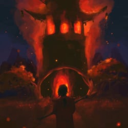 Illustration Tempel (Fanart)