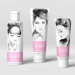 Packaging Illustration, Beauty Illustration