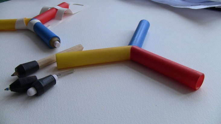 Spin Pen, liegt durch seine Trimetrie super in der Hand