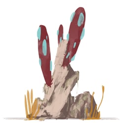 Alien vegetation concept