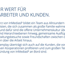 Die Werte bei InMediasP