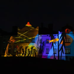 Projection Painting – Lichtkunst | live Performance | Mapping