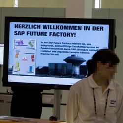Interaktives Gewinnspiel am Touchscreen