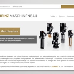 Webdesign für Maschinenbauer
