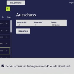 User können durch sichtbare, sich einschiebende Kommunikationsbalken die Aktionen einfach nachvollziehen.