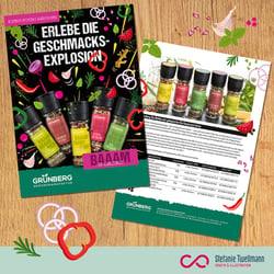 Salessheet // Konzept, Design, Illustration und Reinzeichnung