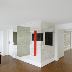 Wandmalerei: »El Lissitzkys Durchblick«