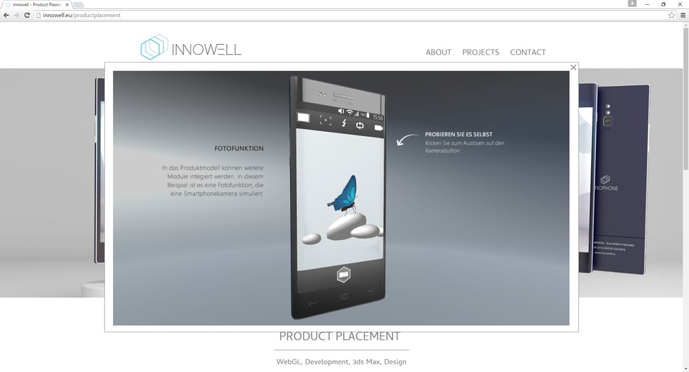 Screenshot Web-App #1