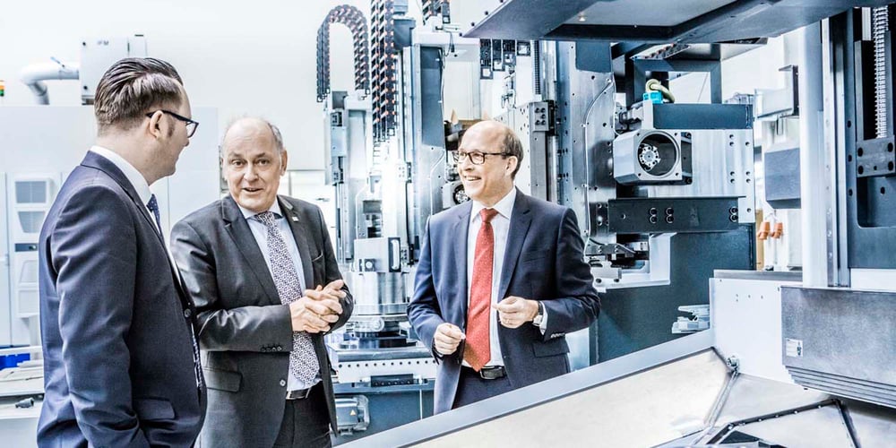 Business-Portrait Industrie inszeniert