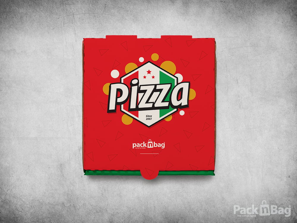 Pizzakarton bedruckt mit Logo oder Motiv