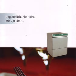 Text Broschüre für einen Gastro-Spülmaschinenhersteller