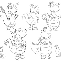 Drachen/Skizzen