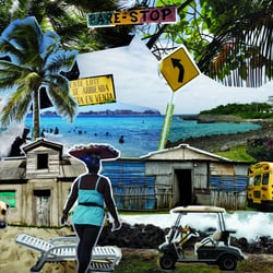 Stadtcollage San Andres/Kolumbien