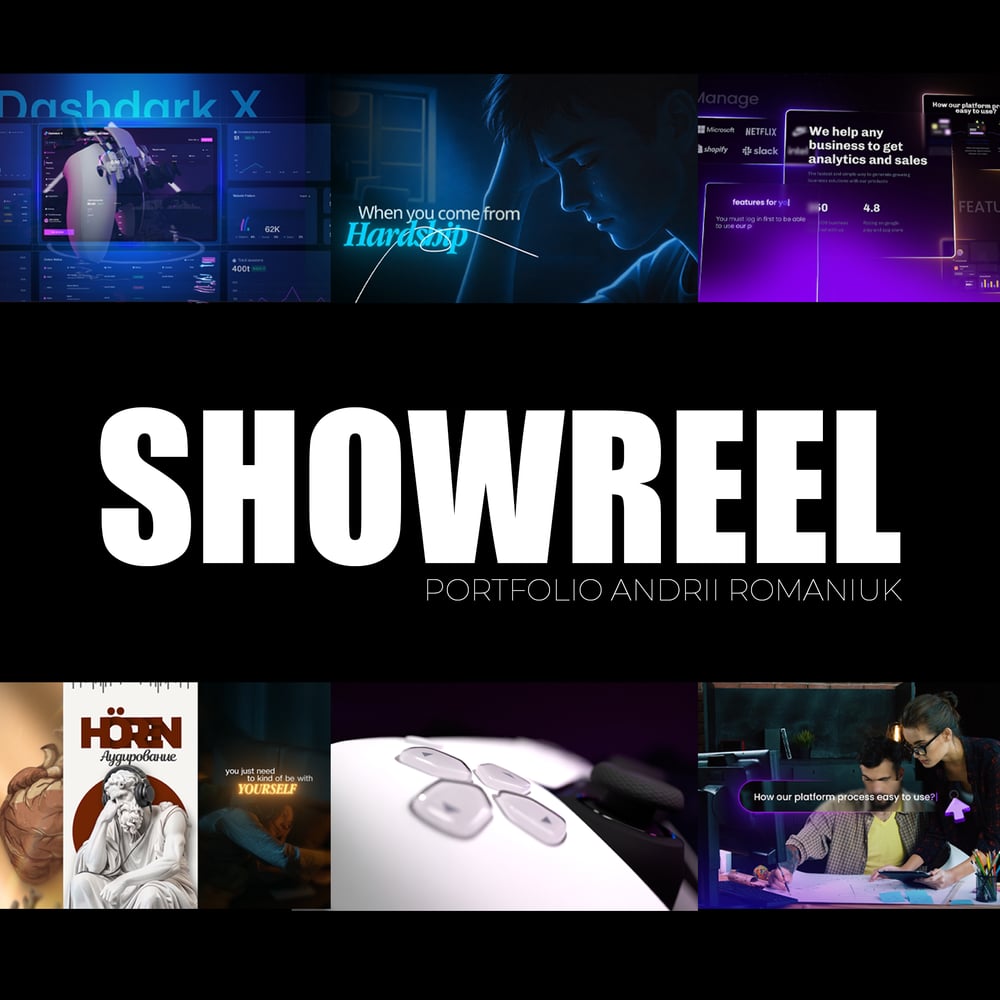 Showreel 2026 — 3D/Product Animation | Motion Design | Video Editing