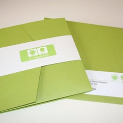Pocket Fold Einladung „Modern“