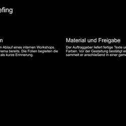 Ein klares Briefing – Ziel und Freigabe