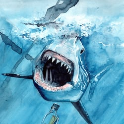 Illustration mit Aquarellfarben