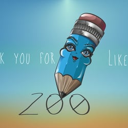 Vektorgrafik als Dank für 200 Follower.