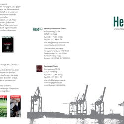 Wickelfalz-Flyer für eine Promotion Agentur