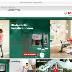Bosch – Offizielle Website des neuen Linien-Lasers Quigo