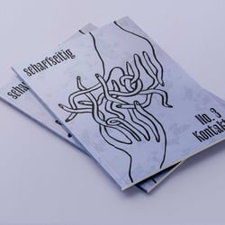 Cover Illustration für das Literaturmagazin »Scharfseitig«