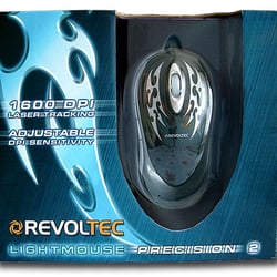 Revoltec Packungsdesign für eine Gamer-Mouse