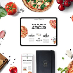 Website für Gustavo Gusto von Arne Lauth (ARNY STUDIO) Hamburg