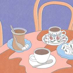 Café HAYMAT Illustration