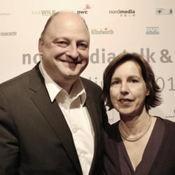 Die nordmedia-Wand