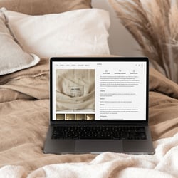 Nju Linen Branding Website Mood inkl. Label