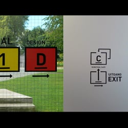 Kunsthal Rotterdam Signage System – Signage / Wayfinding in space