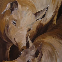 Acryl auf Leinwand