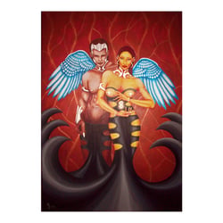 . . . Fliegen . . . (Malerei – Acryl + Metallic)
