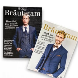 Editorial-Design, Cover für Männer-Magazin, als Beilage für das HOCHZEIT Magazin