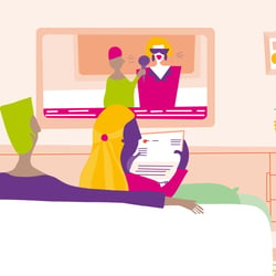 Editorial Illustration for Verbraucherzentrale Brandenburg: „Rundfunkbeitrag“