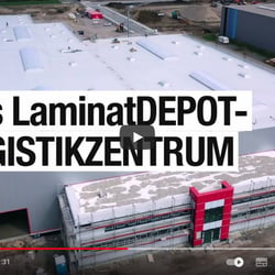 Bau-Doku für Laminat Depot.