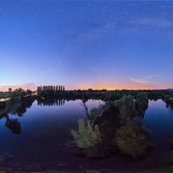 Nachthimmel Hochbildpanorama