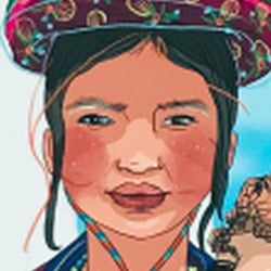 Print Women from The Andes – Mockup