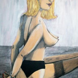 Acryl auf Leinwand 80 × 60 cn