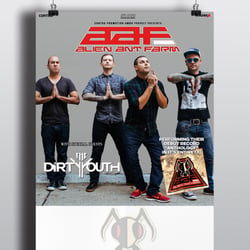 Plakatdesign „Alien Ant Farm“