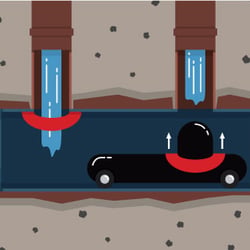 Infografik Erklärbild-Folge – Anbringung der Einschweißsättel
