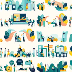 gesundheitskompassBW Illustrationen
