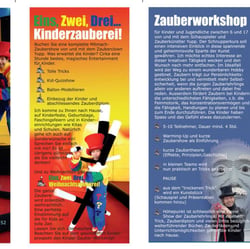 YUPP Zauberkünstler Prospekt Kinderzauberei