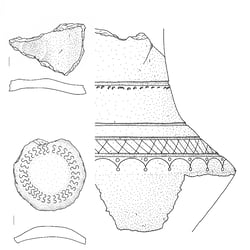 Keramikobjekte aus einer keltischen Siedlung bei Heubach (BWB), für Landesamt für Archäologie und Denkmalpflege BWB