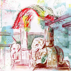 Urbane Szene – Mixed Media