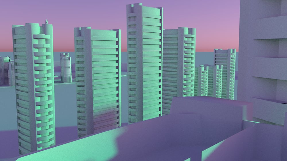 Lights Vaporwave