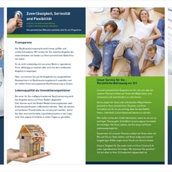Flyer für Sachskonzept
