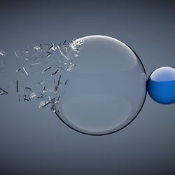 Glasobjekt1 3D Illustration