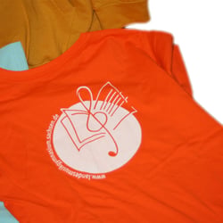 LOGO _ Merchandising _ Aufdruck negativ auf Shirt