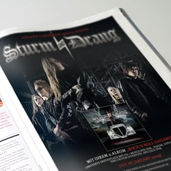 Anzeigengestaltung „Sturm und Drang“ (GUN Rec.)